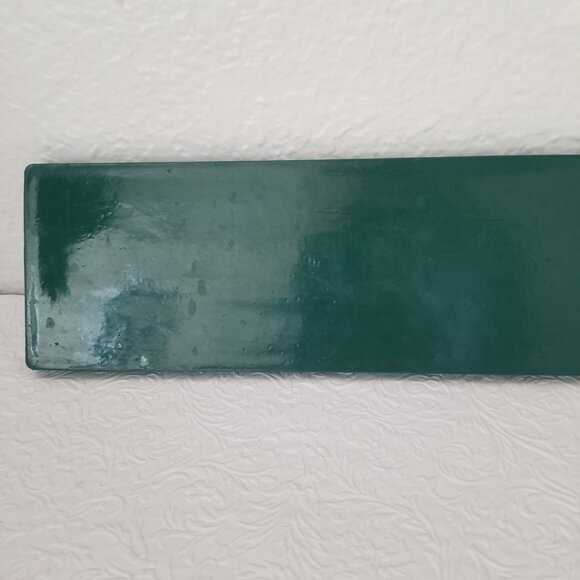 Jagermeister Green Orange Rubber Spill Rail Bar Mat 20.25""x3.5" (#1) - Picture 5 of 8